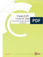 CETIM Cours L15 CODAP 2000 Documents d'Approfondissement Exercices
