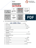 Comparatives: Grammar Worksheet