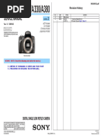 Service Manual: DSLR-A230/A330/A380