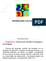 Lingüística... Introducción