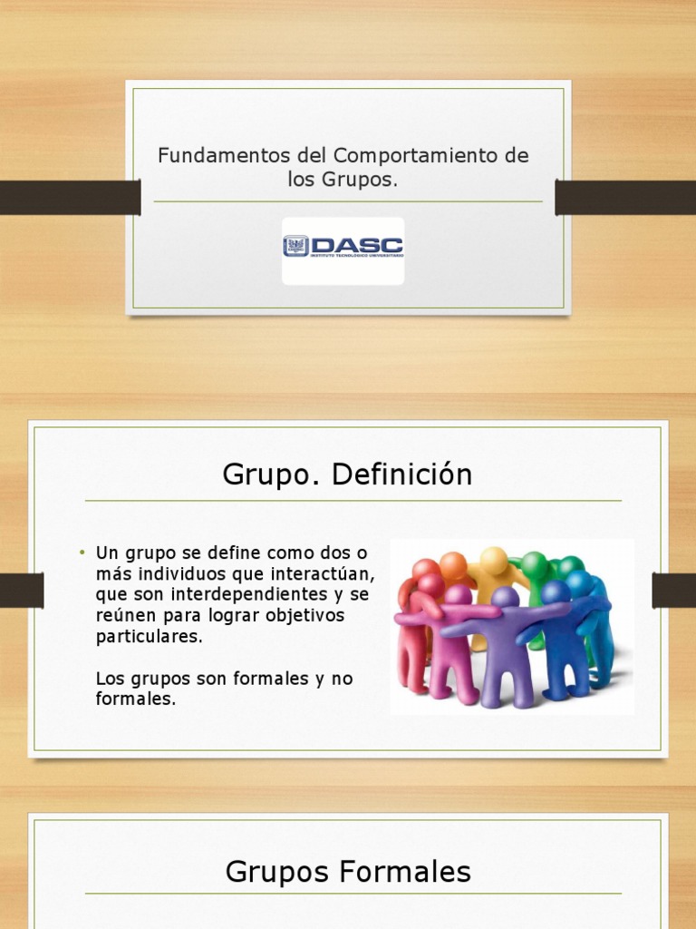 Fundamentos del Comportamiento Grupal | PDF | Pensamiento | Comportamiento