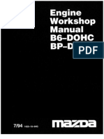 Mazda Engine BP-B6 Workshop Manual