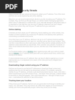 IP Address Security Threats