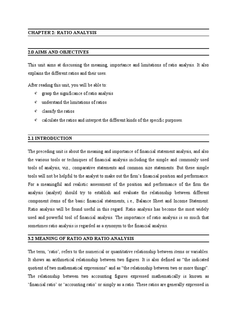 Understanding Ratio Analysis | PDF | Equity (Finance) | Balance Sheet