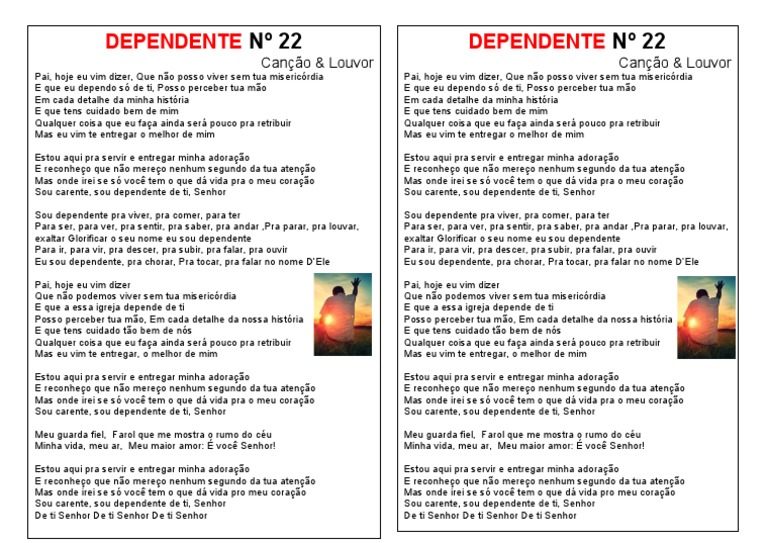Dependente Canção e Louvor | PDF | Misericórdia | Amor