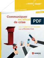 Communiquer en Situation de Crise Gérer L'urgence Et L'émotion Avec La Process Com by Olivier Doussot, Muriel Jouas