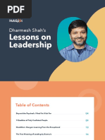 Dharmesh Shah's: Lessons On Leadership