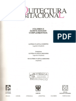 Arquitectura Habitacional Plazola Quinta Edicion Complementada Vol - II