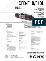 Service Manual: CFD-F10/F10L