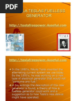 Nikola Teslas Fuelless Generator