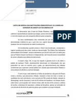 Carta Em Defesa Das Instituições Democráticas Conselho Superior de Direito.docx