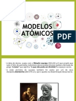 Evolução dos modelos atômicos desde a Antiguidade até Bohr