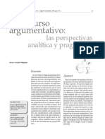 CARVAJAL VILLAPLANA, El Discurso Argumentativo