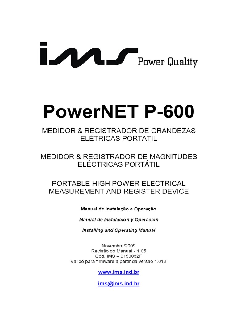 PowerNET P-600 - Manualzz | PDF