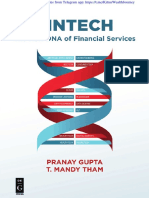 Fintech The New DNA of Financial Services Pranay Gupta and Mandy