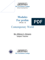 MODULES For Contemporary World