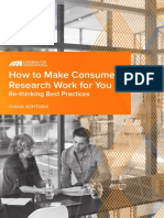 How To Make Consumer Research Work For You: Re-Thinking Best Practices