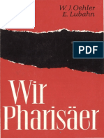 Oehler, W.J. & Lubahn, E. - Wir Pharisäer (CVH, 1971, 66pp) - OS