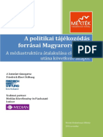 A Politikai Tájékozódás Forrásai Magyarországon 2016 - 13063
