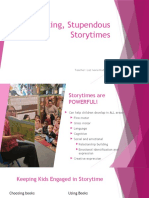 Stimulating, Stupendous Storytimes: Teacher: Luz Ivane Rodas Samudio