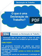 Declaração de Trabalho1