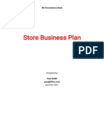 Store Business Plan Template