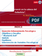 EXPOSICION "Como Intervenir en La Cabeza Del Futbolista". - Alexi Ponce.