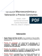 A7 Variables Macroeconómicas y Valoración A Precios Constantes