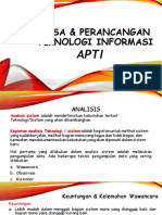 ANALISIS DAN PERANCANGAN SISTEM INFORMASI