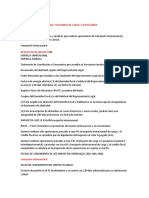 Transporte Internacional y Nacional de Carga y