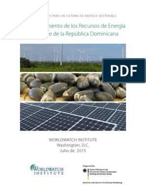 Aprovechamiento de Los Recursos de Energía Sostenible de La República  Dominicana, PDF, Energía renovable