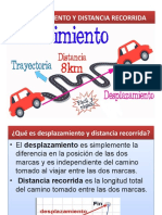 Desplazamiento y Distancia Recorrida 1ero Física