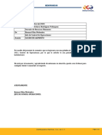 Formato Memorandum Acceso de Alimentos - 110321