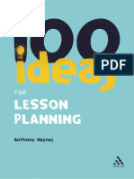 -Anthony Haynes- 100 Ideas for Lesson Planning
