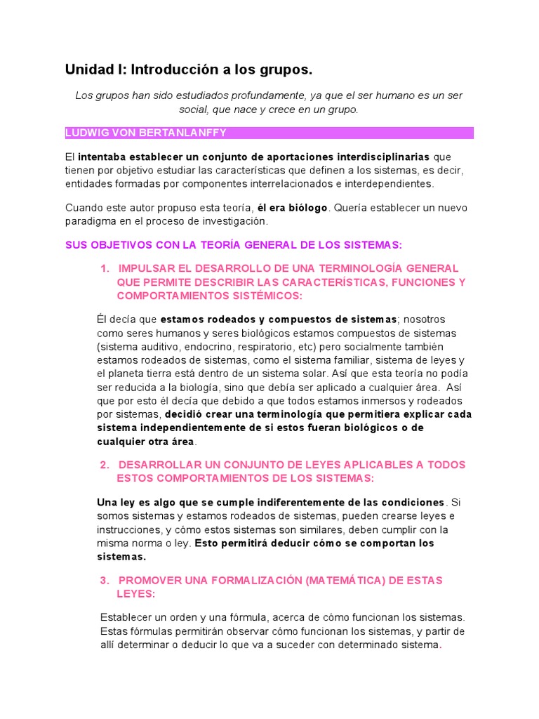 Introducción al Modelo Grupal | PDF | Comportamiento | Sistema