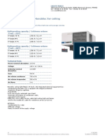 MSB125T02F Monobloc For Ceiling: Refrigerating Capacity / Coldroom Volume T°ext. +35°C