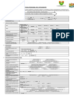 Ficha personal estudiante IE Agropecuario 8 Andahuaylas