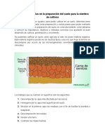 Labores Necesarias en La Preparación Del Suelo para La Siembra de Cultivos