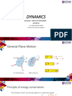 Dynamics: Bda 20103 - Kinetics of Rigid Bodies