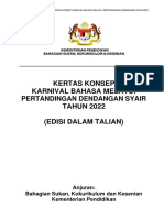 Kertas Konsep Karnival Bahasa Melayu - Pertandingan Dendangan Syair 2022