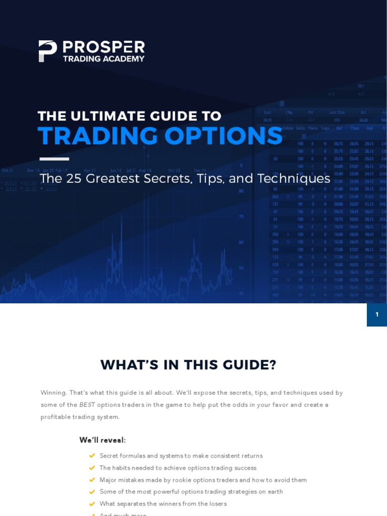 Transform Your Options Trading Secrets | PDF | Option (Finance) | Stocks