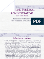 Derecho Procesal Administrativo - Consideraciones Generales
