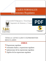 Tema 7 Expresiones Regulares