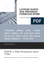 Latihan Kasus Dan Pengisian Formulir MTBM