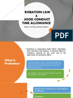 Understanding Probation, Good Conduct Time Allowance, and RA 10592