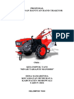 Proposal Permohonan Bantuan Hand Traktor
