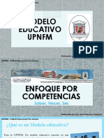 Modelo educativo UPNFM basado en competencias