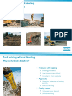 Rock Mining Without Blasting: Hydraulic Breakers for Selective Extraction