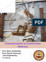 Charestricts of Construction Material