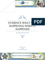 Evidence What Was Happening When It Happened: (Juan José Buriticá Hernández)
